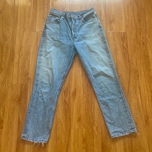 AGolde Riley High Waist crop jeans 27/28?